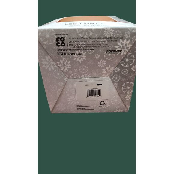 Kansas City Chiefs LED Light-Up Ornament & Wooden Bear Decoration Gift Set - Picture 8 of 10